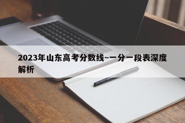2023年山东高考分数线~一分一段表深度解析