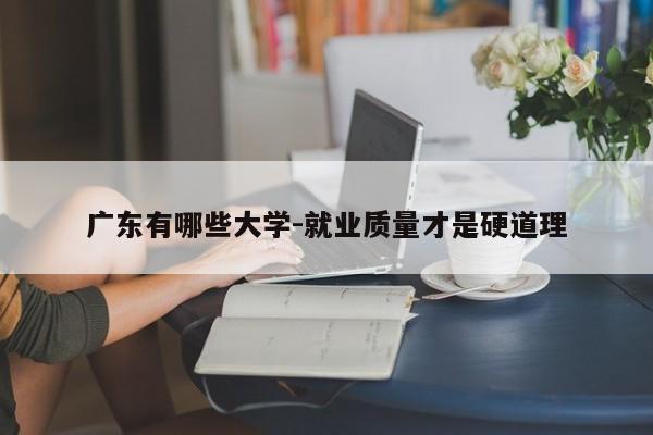 广东有哪些大学-就业质量才是硬道理